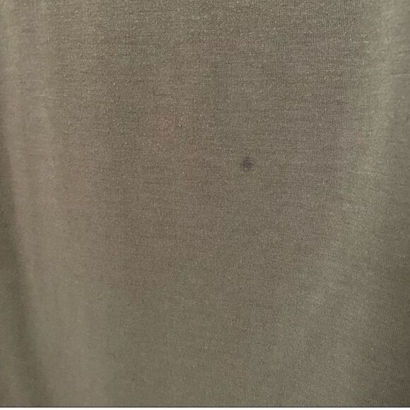 Good American Dress Midi Scoop Neck Sepia Bodycon Casual Classy Lined Sleeveless - Picture 4 of 7